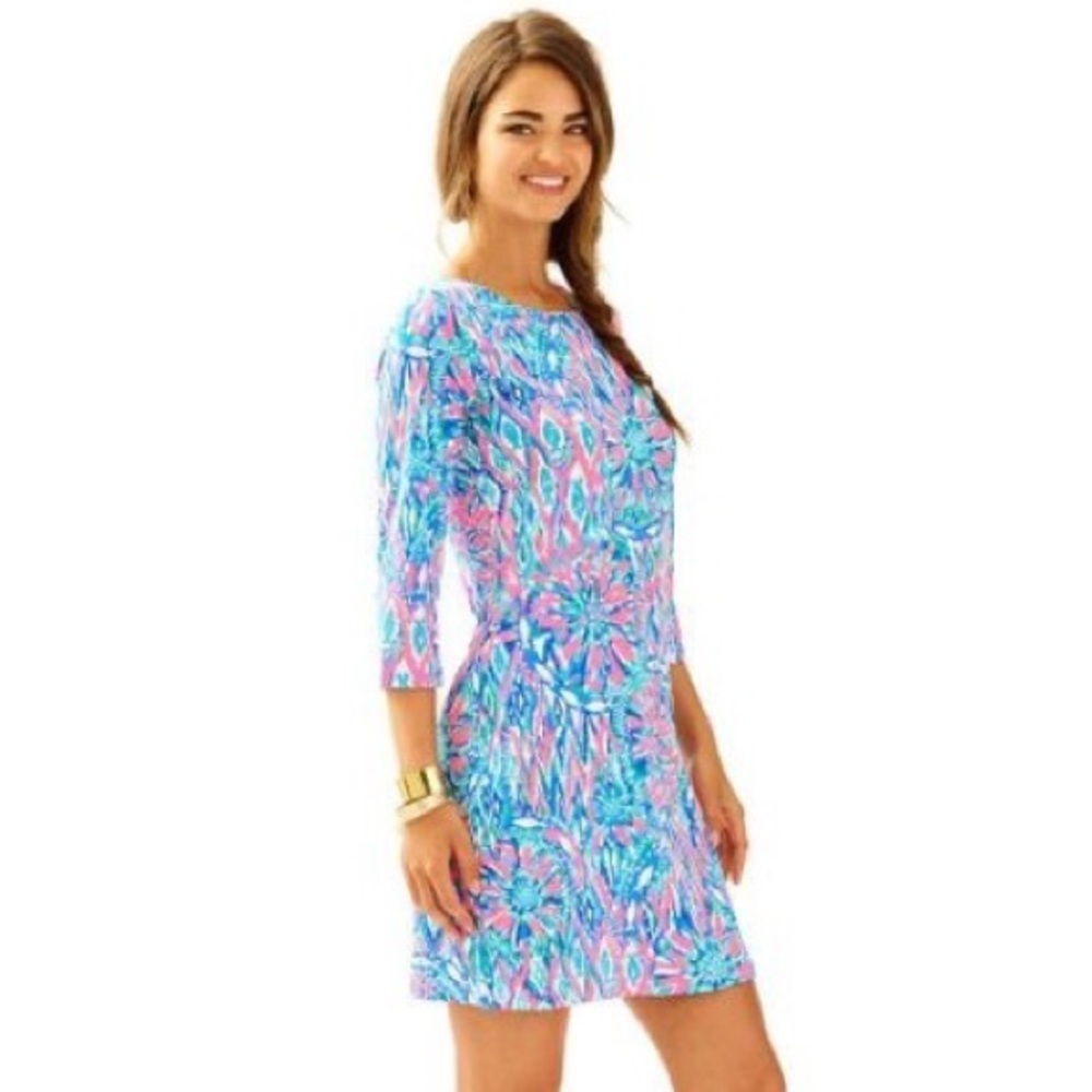 NWOT Lilly Pulitzer Bay Dress Shake It Up Tiki